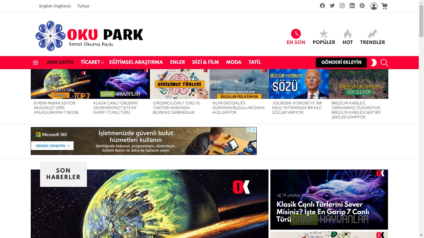 Oku Park Blog Ve Haber — Blog & Haber Platformu
